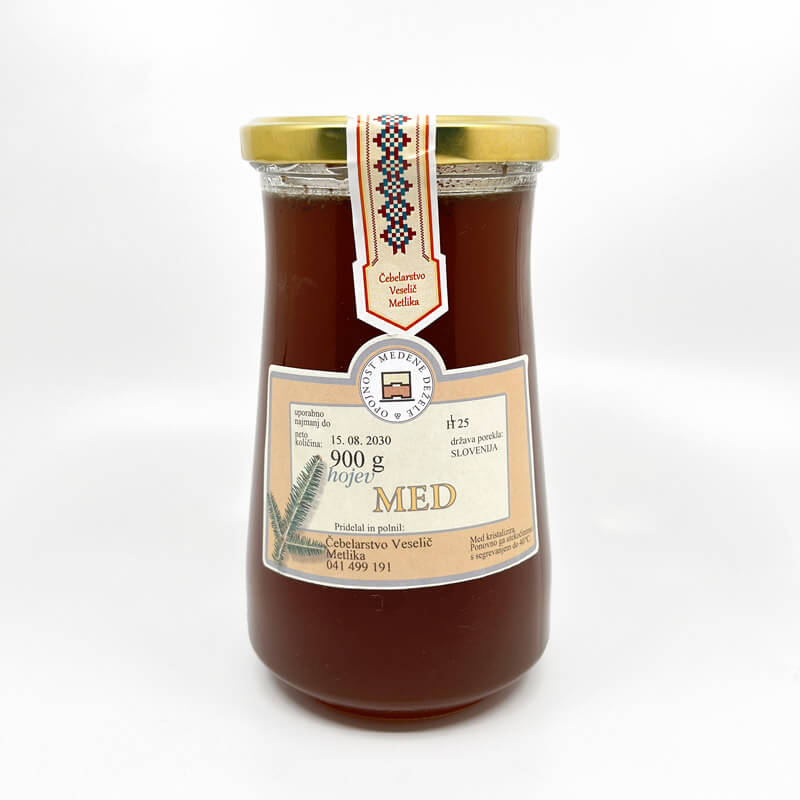 Čebelarstvo Veselič, Hojev med, 900g