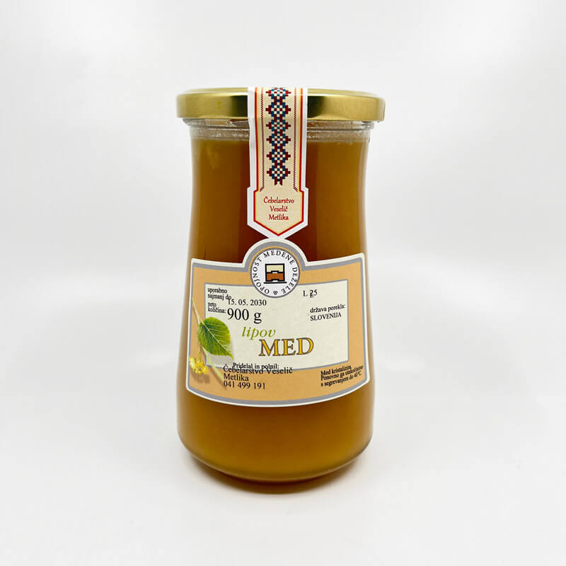 Čebelarstvo Veselič, Lipov med, 900g