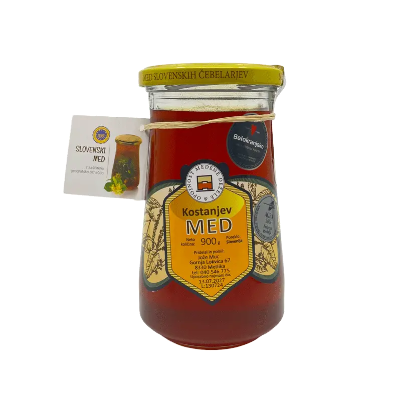 Čebelarstvo Jože Muc, Kostanjev med 900g